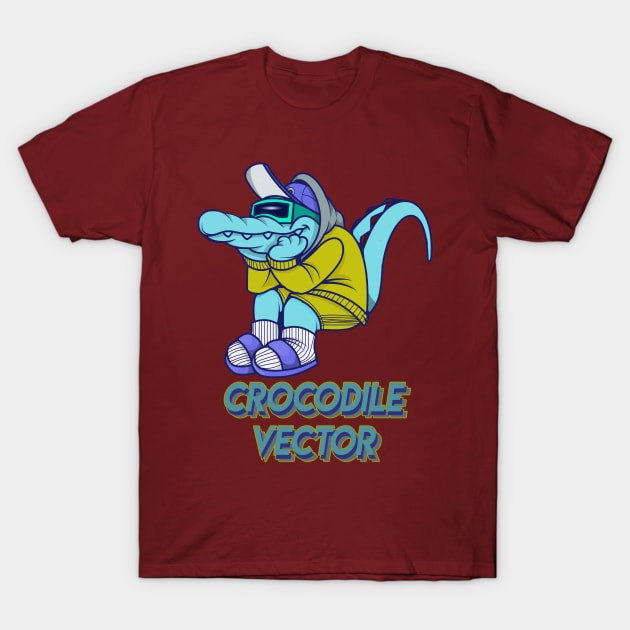 Crocodiles Mascot T-Shirt by Ayhuemacha Studios